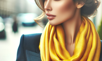 Cele mai frumoase eșarfe galbene pentru un look stylish