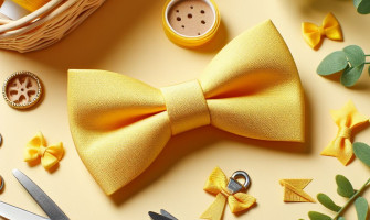 Papionul galben pentru copii: stil și veselie într-un singur accesoriu