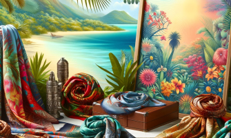 Eșarfele în Insulele Tropicale: O Paletă de Culori și Modele