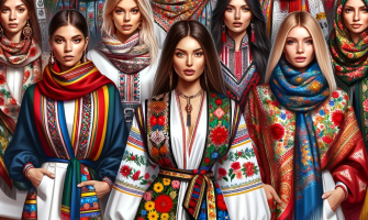 Eșarfe Tradiționale Românești în Moda Internațională