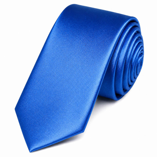 Cravata-barbati-albastra-satin-matase