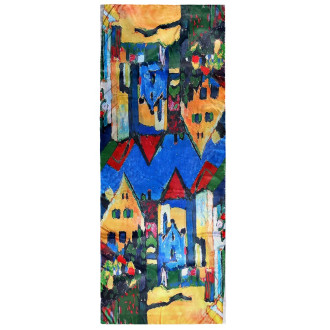 Eșarfa de Damă - Simfonia Naturii pe Mătase, 180 x 70 cm