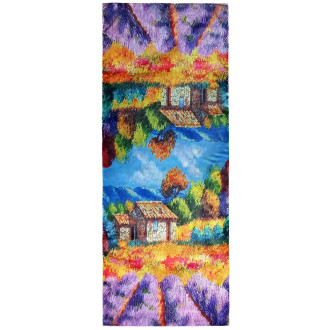 Eșarfă Damă "Două Lumi" - Poveste În Mătase, 180 x 70 cm