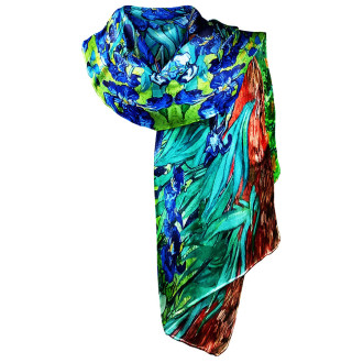 Esarfa Elegance, Design Dual – Îmbinare Artistica de Matase, 180x70 cm