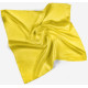 Eșarfă de damă mătase galbenă - Adaugă un strop de culoare în garderoba ta, 70 X 70 cm