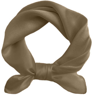 Eșarfă de Mătase 100% Bej Camel