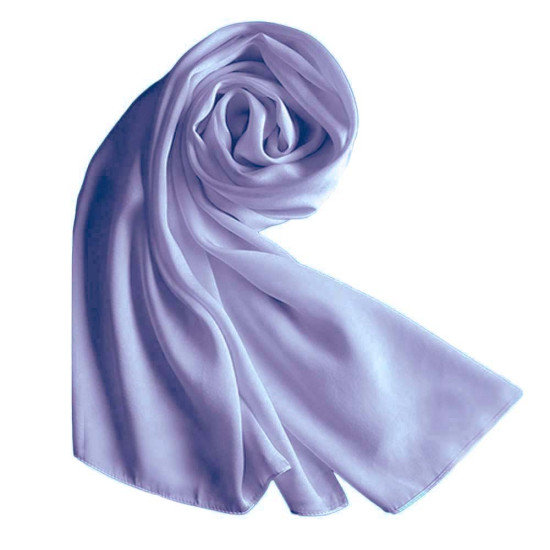 Eșarfă de mătase Mov Lila 185x90 cm – Accesoriu rafinat pentru femei