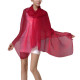 Eșarfă Damâ Roșu Bordo – Accesoriu Elegant din Voal