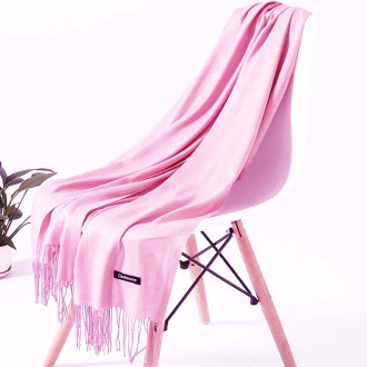 Eșarfă tip Cașmir Subțire, Roz Vișină, "Blush Elegance"