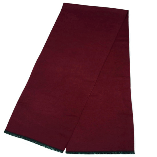 Eșarfă bărbătească Burgundy Noir din cașmir și mătase Eșarfă bărbați din cașmir și mătase, "Burgundy Noir"