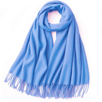 Esarfa Heavenly Soft Bleu-Ciel din Cașmir - Versatilitate și Stil
