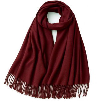 Esarfa Rosu Bordo - Grena, Casmir, "Charme Rouge"