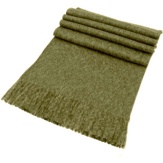 Eșarfa Groasă, Fular tip Cașmir - Eleganță și Căldură în Verde Kaki