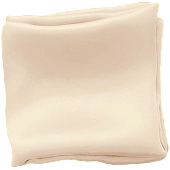 Esarfa de Matase Naturala Culoare Crem Patrata 60x60 cm
