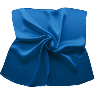 Esarfa de Dama Eleganta, Albastru Regal, Patrata, 70x70 cm